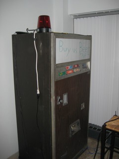 vending machine in Buy Us Beer mode